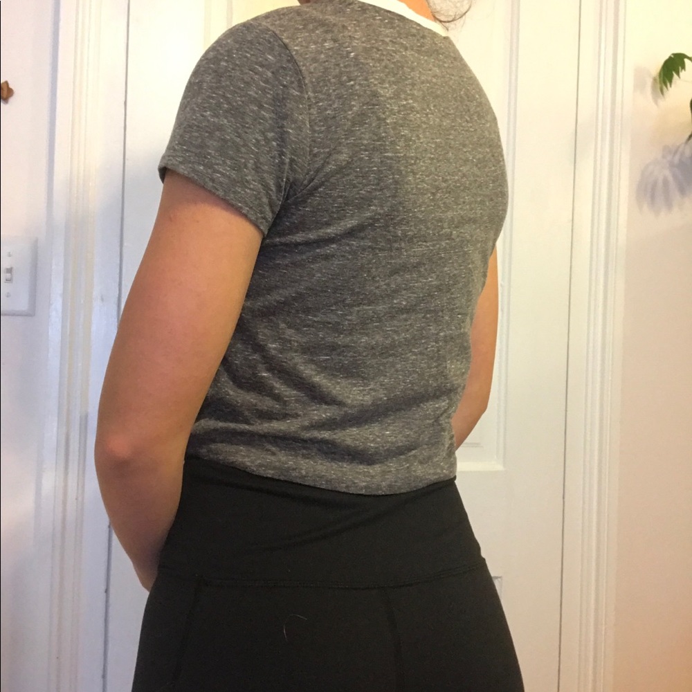 Forever 21 Ringer Cropped Tee - Picture 2 of 2